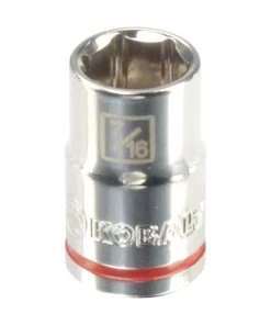 Outlet ⌛ Kobalt Sockets & Socket Sets Metric 3/8-in Drive 6-point 7/16-in Shallow Socket ⌛