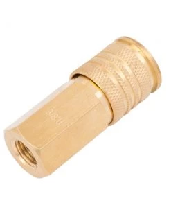 Best Sale 👍 Kobalt Air Compressor Fittings 3/8-in Brass Female Universal Coupler 👏