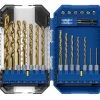 Discount 👏 Kobalt Twist Drill Bits 21-Piece Assorted x Set Titanium Twist Drill Bit Set ⭐
