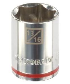 Top 10 π₯ Kobalt Sockets & Socket Sets Standard (SAE) 1/2-in Drive 6-point 13/16-in Shallow Socket β