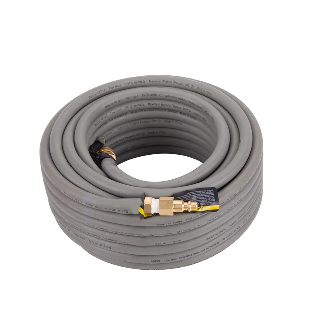 Budget π Kobalt Air Compressor Hoses 1/4-in 50-ft Rubber Air Hose π 1 Budget π Kobalt Air Compressor Hoses 1/4-in 50-ft Rubber Air Hose π