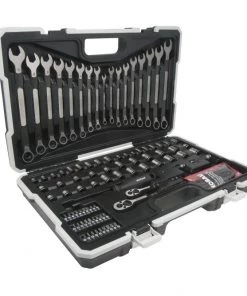 Deals 🧨 Kobalt Mechanics Tool Sets Universal 115-Piece Standard (SAE) and Metric Combination Matte Mechanics Tool Set (1/4-in; 3/8-in) 🎉 -Kobalt Sales Shop 05028176