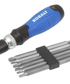 Buy 🔔 Kobalt Screwdrivers Screwdriver set 12-Piece Plastic Handle Set Multi-bit Screwdriver Set 👏