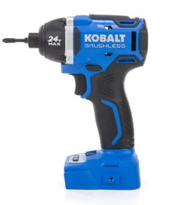 Hot Sale 🧨 Kobalt Power Tool Combo Kits 2-Tool 24-Volt Max Brushless Power Tool Combo Kit with Soft Case (1-Battery Included and Charger Included) ⌛ -Kobalt Sales Shop 05395433