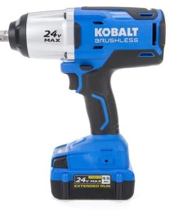 Best deal 👍 Kobalt Impact Wrenches 24-volt Max Variable Speed Brushless 1/2-in Drive Cordless Impact Wrench (1-Battery Included) 🔔 -Kobalt Sales Shop 05395440