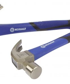 Hot Sale 👍 Kobalt Hammers 16-oz Smooth Face Steel Head Fiberglass Claw Hammer ✨