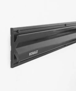 Deals ✔️ Kobalt Slatwall & Rail Storage Systems 34-in Black Plastic Multipurpose Storage Rail 🔔