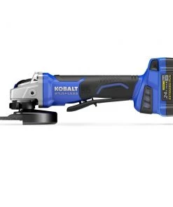 Flash Sale 🎁 Kobalt Angle Grinders 5-in 24-Volt Max Paddle Switch Brushless Cordless Angle Grinder (1-Battery and charger Included) 👍