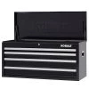Budget 🎁 Kobalt Top Tool Chests 40.5-in W x 19.75-in H 4-Drawer Steel Tool Chest (Black) 💯