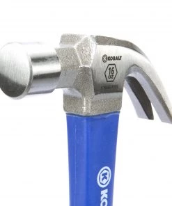 Hot Sale 👍 Kobalt Hammers 16-oz Smooth Face Steel Head Fiberglass Claw Hammer ✨ -Kobalt Sales Shop 07783109