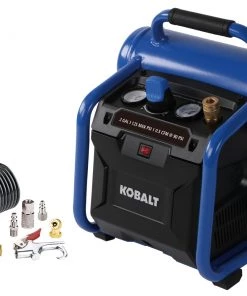 Best Sale π₯ Kobalt Air Compressors 2-Gallon Single Stage Portable Electric Twin Stack Air Compressor π
