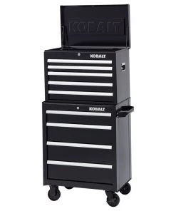 Budget 👏 Kobalt Bottom Tool Cabinets 26.5-in W x 34-in H 4-Drawer Steel Tool Cabinet (Black) 🔥 -Kobalt Sales Shop 07869953