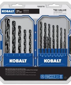 Best Sale 👏 Kobalt Screwdriver Bits Set High-speed Steel Round Shank Screwdriver Bit Set (21-Piece) 🔥