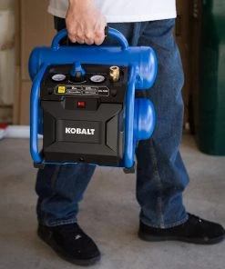 Best Sale 🔥 Kobalt Air Compressors 2-Gallon Single Stage Portable Electric Twin Stack Air Compressor 🎁 -Kobalt Sales Shop 08020667