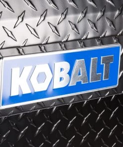 Best reviews of 🔥 Kobalt Truck Tool Boxes 46.9-in x 15.8-in x 13-in Black Aluminum Crossover Truck Tool Box 😀 -Kobalt Sales Shop 08052744
