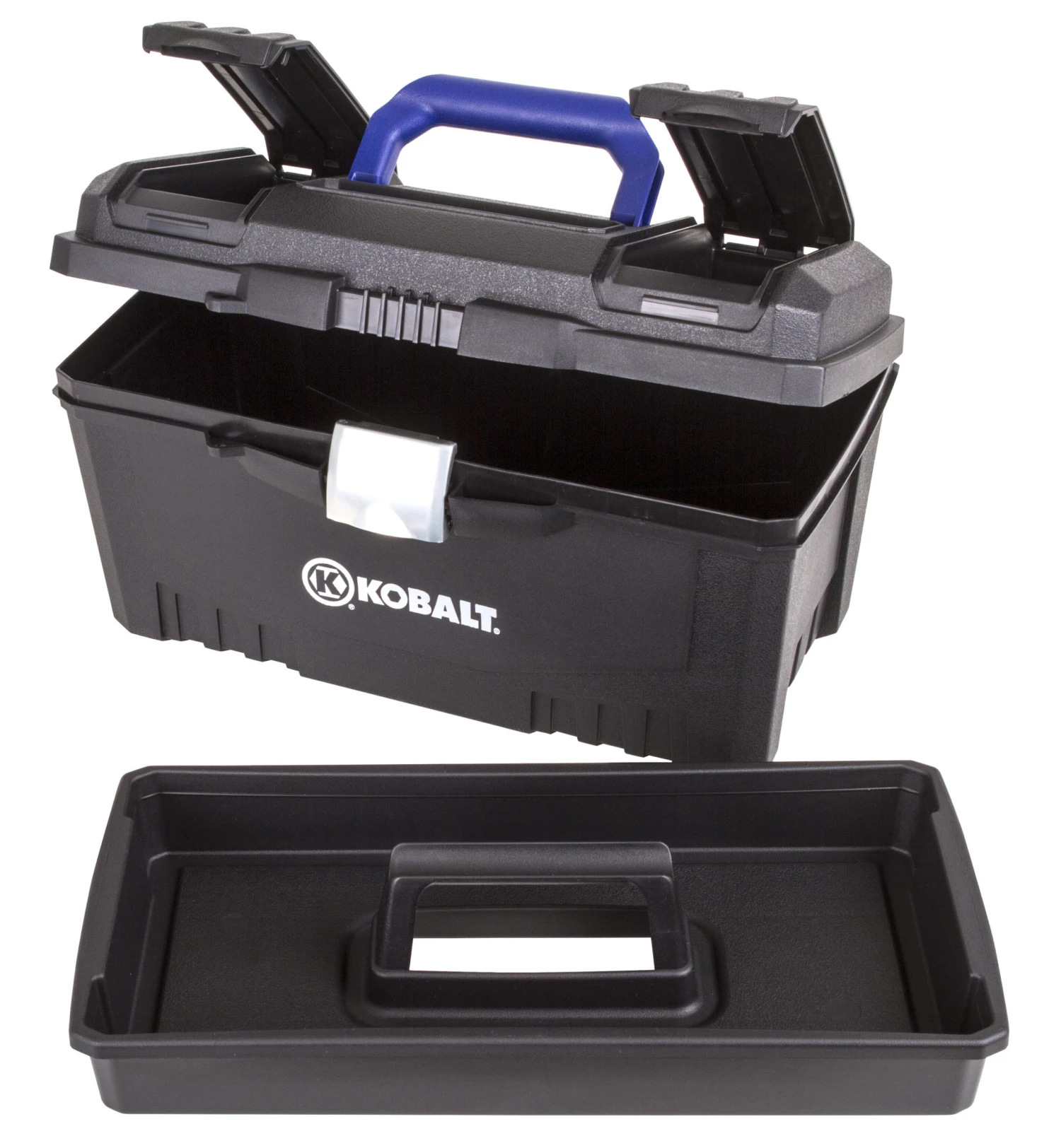 Best Pirce π Kobalt Portable Tool Boxes 17-in Black Plastic Lockable Tool Box π 3 Best Pirce π Kobalt Portable Tool Boxes 17-in Black Plastic Lockable Tool Box π - Image 3