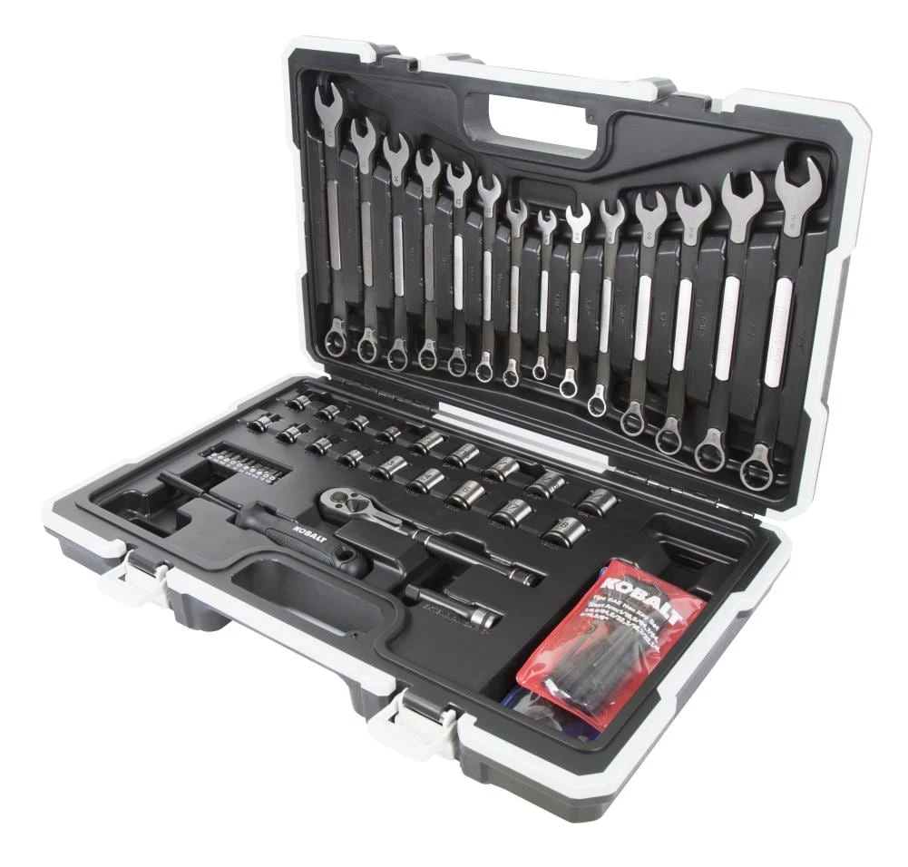 New π Kobalt Mechanics Tool Sets Universal 67-Piece Standard (SAE) and Metric Combination Matte Mechanics Tool Set (3/8-in) β¨ 5 New π Kobalt Mechanics Tool Sets Universal 67-Piece Standard (SAE) and Metric Combination Matte Mechanics Tool Set (3/8-in) β¨ - Image 5