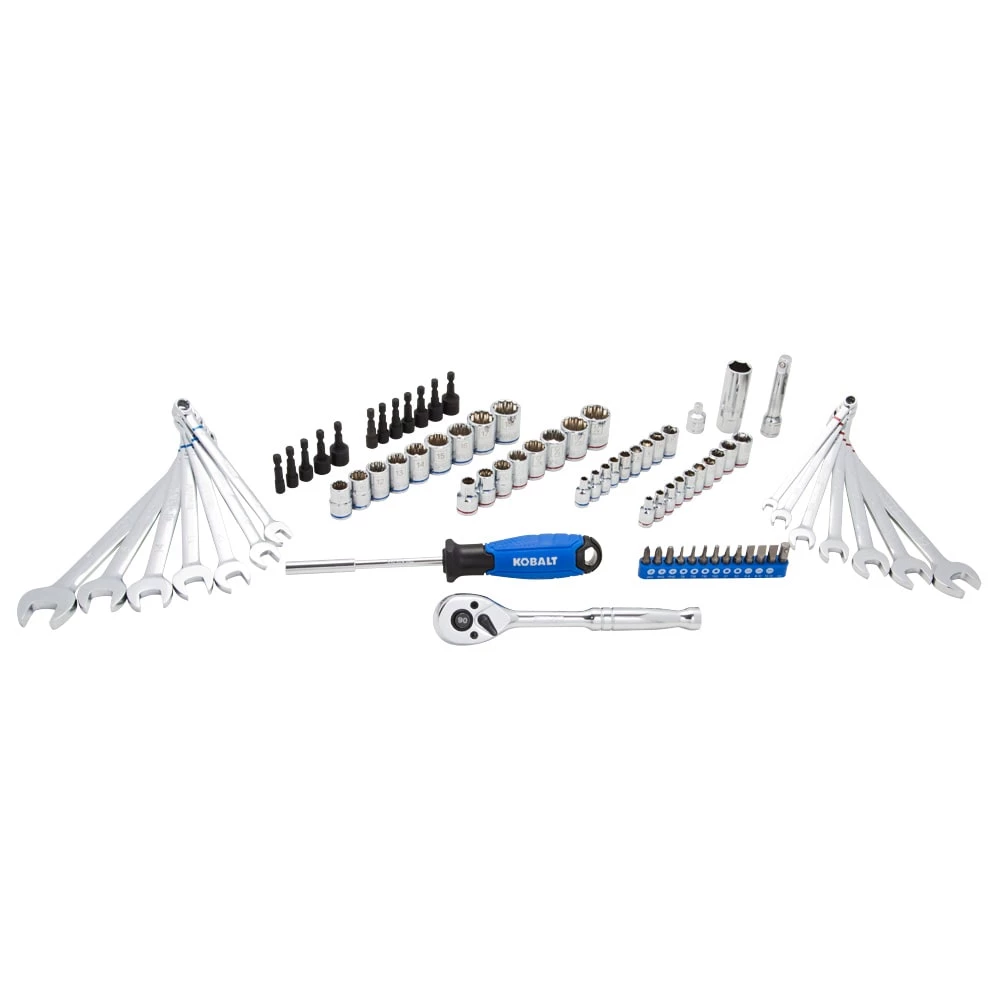 Coupon π― Kobalt Mechanics Tool Sets 80-Piece Standard (SAE) and Metric Combination Polished Chrome Mechanics Tool Set (3/8-in) π 1 Coupon π― Kobalt Mechanics Tool Sets 80-Piece Standard (SAE) and Metric Combination Polished Chrome Mechanics Tool Set (3/8-in) π
