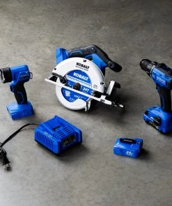 Best deal 💯 Kobalt Power Tool Combo Kits 4-Tool 24-Volt Max Brushless Power Tool Combo Kit Case (1-Battery Included and Charger Included) 👏 -Kobalt Sales Shop 08608040