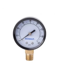 Buy 🧨 Kobalt Air Compressor Accessories 1/4-in Bottom Mount Gauge 🔔 -Kobalt Sales Shop 08614874