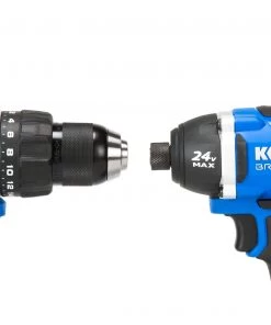 Hot Sale 🧨 Kobalt Power Tool Combo Kits 2-Tool 24-Volt Max Brushless Power Tool Combo Kit with Soft Case (1-Battery Included and Charger Included) ⌛ -Kobalt Sales Shop 08619633
