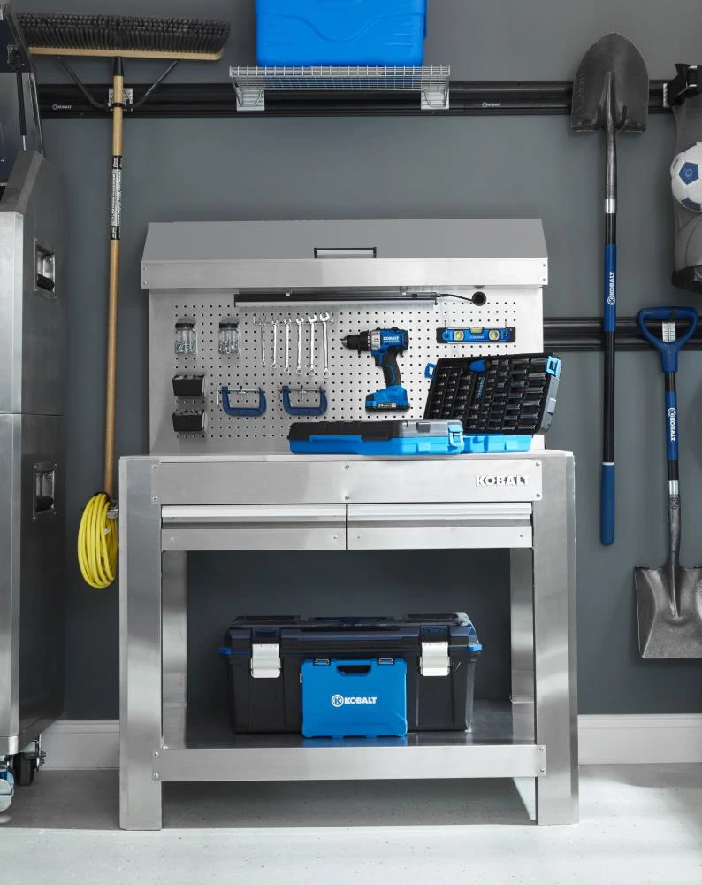 Cheap π Kobalt Work Benches 45-in W x 36-in H 2-Drawer Wood Work Bench βοΈ 9 Cheap π Kobalt Work Benches 45-in W x 36-in H 2-Drawer Wood Work Bench βοΈ - Image 9