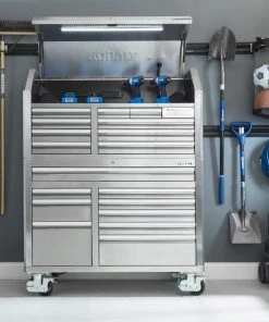 Wholesale π€© Kobalt Bottom Tool Cabinets 3000 Series 53-in W x 68.7-in H 18-Drawer Stainless Steel Rolling Tool Cabinet (Stainless Steel) β¨ 25 Wholesale π€© Kobalt Bottom Tool Cabinets 3000 Series 53-in W x 68.7-in H 18-Drawer Stainless Steel Rolling Tool Cabinet (Stainless Steel) β¨ -Kobalt Sales Shop 08888670