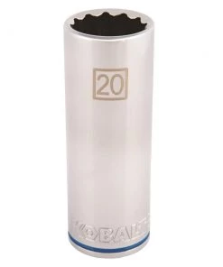 Buy 🤩 Kobalt Sockets & Socket Sets Metric 1/2-in Drive 12-point 20-mm Deep Socket 💯