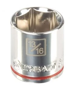 Best Sale 🛒 Kobalt Sockets & Socket Sets Metric 3/8-in Drive 6-point 13/16-in Shallow Socket 🔥