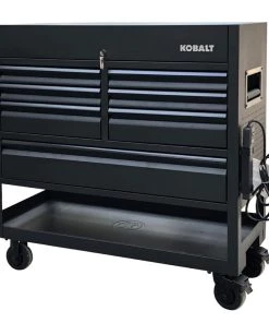 Discount β Kobalt Bottom Tool Cabinets 3000 Series 45-in W x 47-in H 7-Drawer Steel Rolling Tool Cabinet (Black) π 12 Discount β Kobalt Bottom Tool Cabinets 3000 Series 45-in W x 47-in H 7-Drawer Steel Rolling Tool Cabinet (Black) π -Kobalt Sales Shop 09097295
