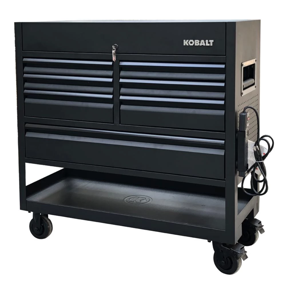 Discount β Kobalt Bottom Tool Cabinets 3000 Series 45-in W x 47-in H 7-Drawer Steel Rolling Tool Cabinet (Black) π 5 Discount β Kobalt Bottom Tool Cabinets 3000 Series 45-in W x 47-in H 7-Drawer Steel Rolling Tool Cabinet (Black) π - Image 5