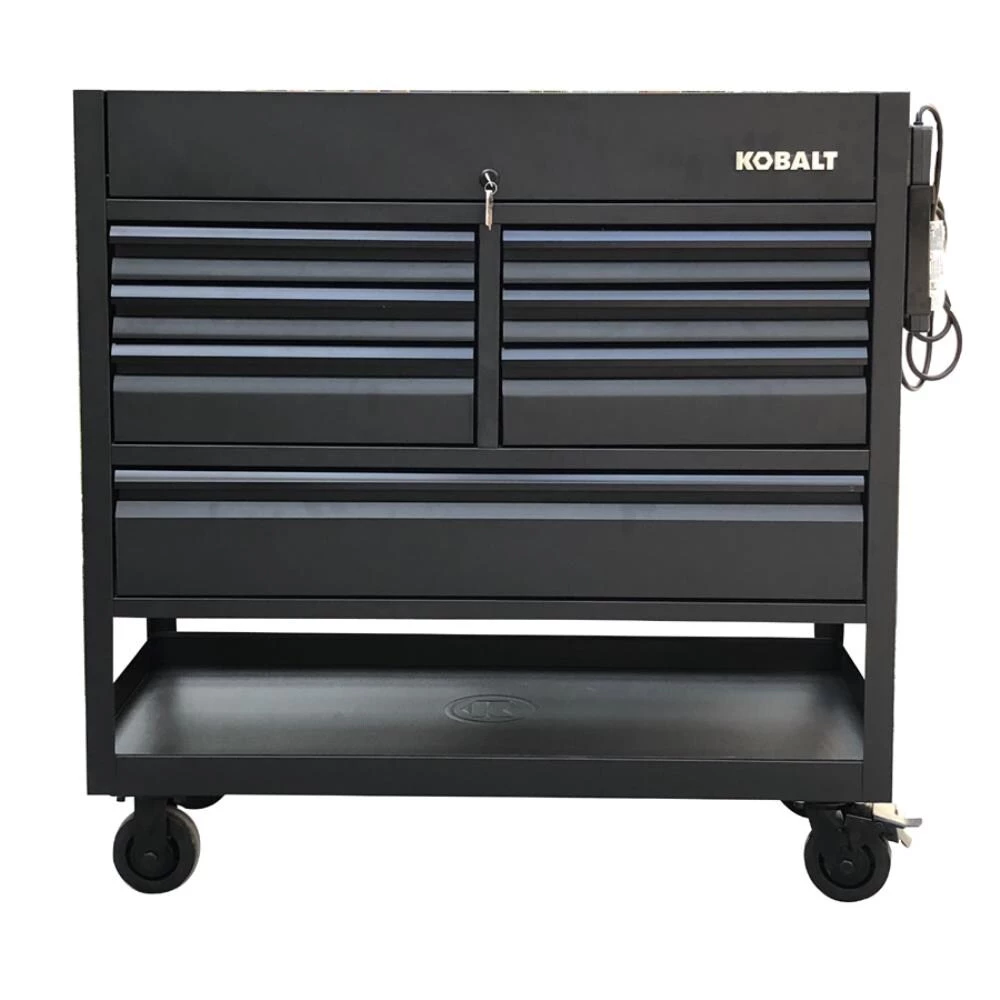 Discount β Kobalt Bottom Tool Cabinets 3000 Series 45-in W x 47-in H 7-Drawer Steel Rolling Tool Cabinet (Black) π 6 Discount β Kobalt Bottom Tool Cabinets 3000 Series 45-in W x 47-in H 7-Drawer Steel Rolling Tool Cabinet (Black) π - Image 6