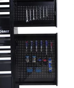 Hot Sale 🔥 Kobalt Bottom Tool Cabinets 3000 Series 41-in W x 41-in H 11-Drawer Steel Rolling Tool Cabinet (Black) 🤩 -Kobalt Sales Shop 09477085