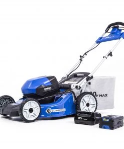 Best Sale ⭐ Kobalt Cordless Electric Push Lawn Mowers 80-Volt Max Brushless 21-in Self-propelled Cordless Electric Lawn Mower 6 Ah (Battery and Charger Included) 🧨