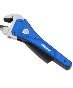 Discount 𧨠Kobalt Adjustable Wrenches Ratcheting Rapid Adjust 8-in Steel and Plastic Adjustable Wrench β