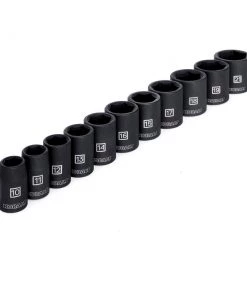 Deals 🛒 Kobalt Impact Sockets & Impact Socket Sets 11-Piece Metric 3/8-in Drive Set 6-Point Impact Socket Set ✔️ -Kobalt Sales Shop 10012377
