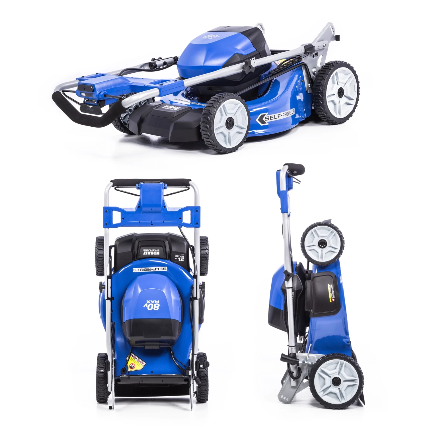 Best Sale β Kobalt Cordless Electric Push Lawn Mowers 80-Volt Max Brushless 21-in Self-propelled Cordless Electric Lawn Mower 6 Ah (Battery and Charger Included) 𧨠8 Best Sale β Kobalt Cordless Electric Push Lawn Mowers 80-Volt Max Brushless 21-in Self-propelled Cordless Electric Lawn Mower 6 Ah (Battery and Charger Included) 𧨠- Image 8