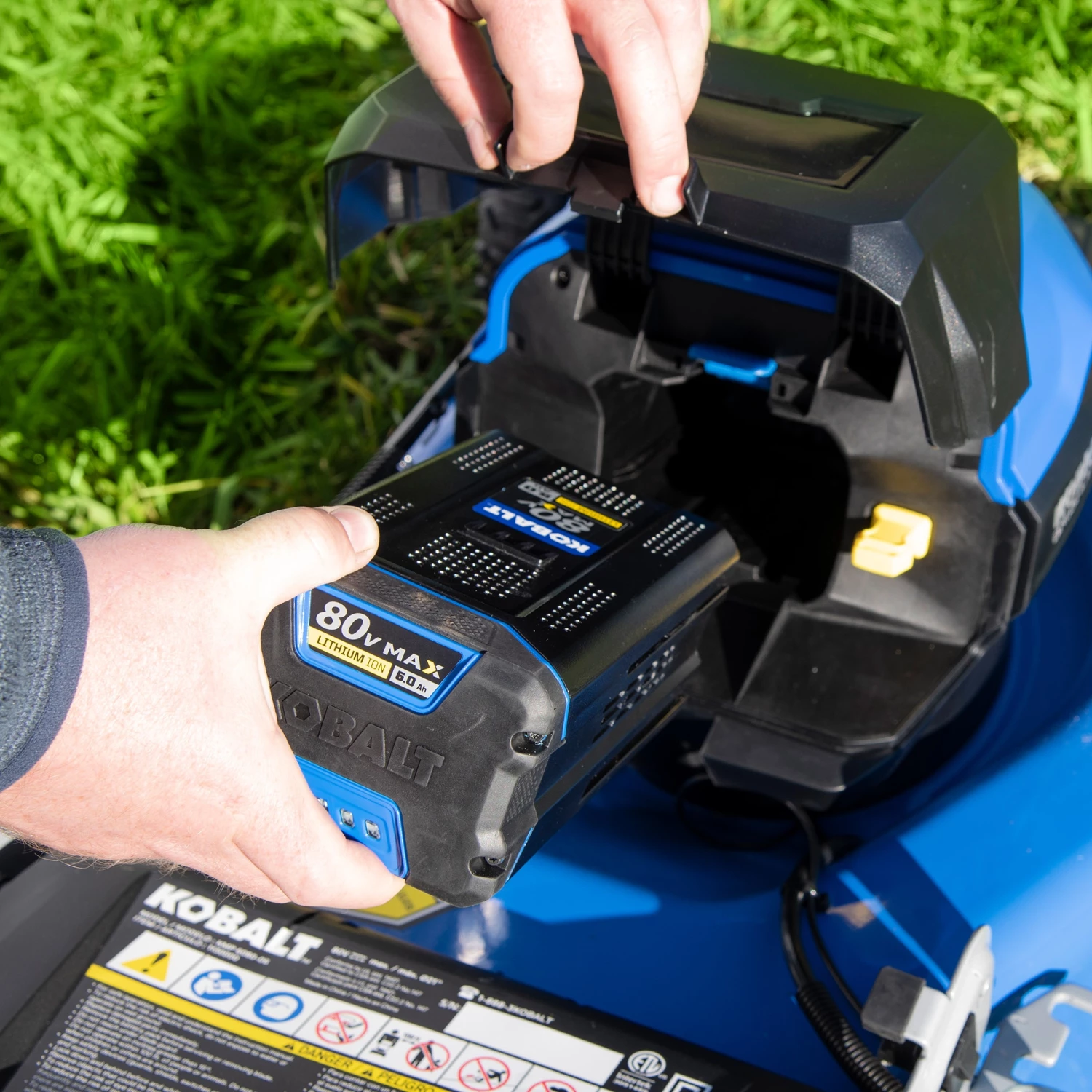 Best Sale β Kobalt Cordless Electric Push Lawn Mowers 80-Volt Max Brushless 21-in Self-propelled Cordless Electric Lawn Mower 6 Ah (Battery and Charger Included) 𧨠9 Best Sale β Kobalt Cordless Electric Push Lawn Mowers 80-Volt Max Brushless 21-in Self-propelled Cordless Electric Lawn Mower 6 Ah (Battery and Charger Included) 𧨠- Image 9