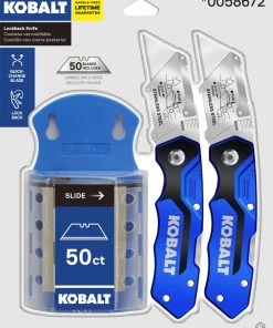 Hot Sale π Kobalt Utility Knives 18mm 52-Blade Folding Utility Knife π