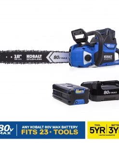 Best reviews of 🛒 Kobalt Cordless Electric Chainsaws 80-Volt Max 18-in Brushless Cordless Electric Chainsaw 5 Ah (Battery & Charger Included) ❤️