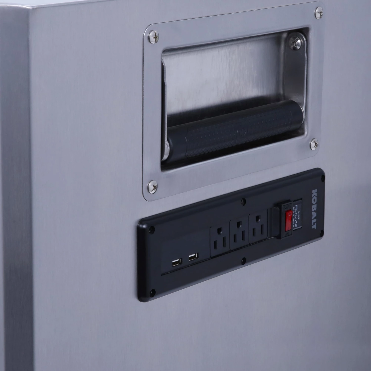 Best Sale π― Kobalt Bottom Tool Cabinets 3000 Series 41-in W x 37.5-in H 8-Drawer Stainless Steel Rolling Tool Cabinet (Stainless Steel) β€οΈ 7 Best Sale π― Kobalt Bottom Tool Cabinets 3000 Series 41-in W x 37.5-in H 8-Drawer Stainless Steel Rolling Tool Cabinet (Stainless Steel) β€οΈ - Image 7