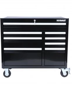 Discount βοΈ Kobalt Bottom Tool Cabinets 3000 Series 41-in W x 37.5-in H 8-Drawer Steel Rolling Tool Cabinet (Black) β