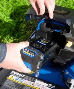 Best deal 😀 Kobalt Cordless Electric Push Lawn Mowers 80-Volt Max Brushless 21-in Push Cordless Electric Lawn Mower (Battery Not Included) 🎁 -Kobalt Sales Shop 11563117