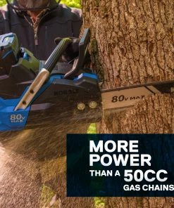 Best reviews of 🛒 Kobalt Cordless Electric Chainsaws 80-Volt Max 18-in Brushless Cordless Electric Chainsaw 5 Ah (Battery & Charger Included) ❤️ -Kobalt Sales Shop 12049904