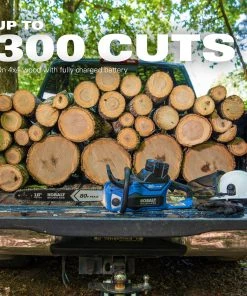 Best reviews of 🛒 Kobalt Cordless Electric Chainsaws 80-Volt Max 18-in Brushless Cordless Electric Chainsaw 5 Ah (Battery & Charger Included) ❤️ -Kobalt Sales Shop 12049907