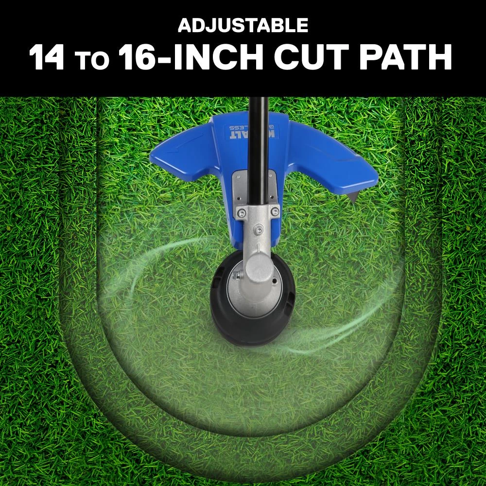 Cheap π Kobalt Cordless Electric String Trimmers 40-Volt Max 16-in Straight Cordless String Trimmer with Attachment Capable and (Battery Included) π 4 Cheap π Kobalt Cordless Electric String Trimmers 40-Volt Max 16-in Straight Cordless String Trimmer with Attachment Capable and (Battery Included) π - Image 4