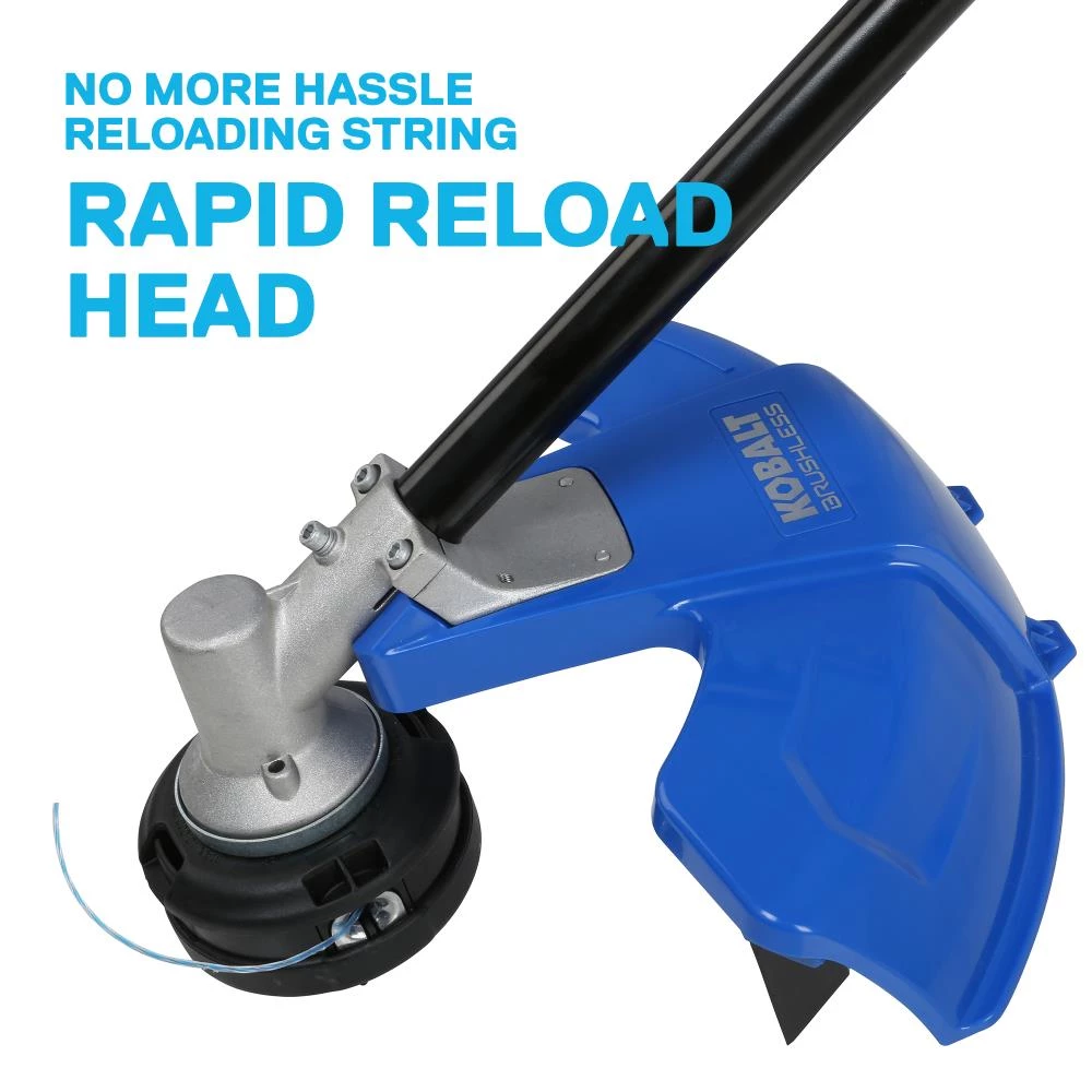 Cheap π Kobalt Cordless Electric String Trimmers 40-Volt Max 16-in Straight Cordless String Trimmer with Attachment Capable and (Battery Included) π 5 Cheap π Kobalt Cordless Electric String Trimmers 40-Volt Max 16-in Straight Cordless String Trimmer with Attachment Capable and (Battery Included) π - Image 5