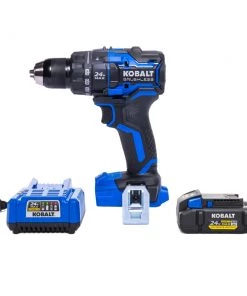 Wholesale 😍 Kobalt Drills 24-volt Max 1/2-in Brushless Cordless Drill (1-Battery Included and Charger Included) 🧨