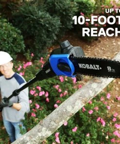 Best Pirce 🤩 Kobalt Cordless Electric Pole Saws 40-Volt Max 8-in Cordless Electric Pole Saw (Battery & Charger Included) 🌟 -Kobalt Sales Shop 12234439