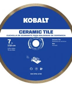 Top 10 ⌛ Kobalt Diamond Saw Blades 7-in Wet Ceramic Continuous Diamond Saw Blade ⭐